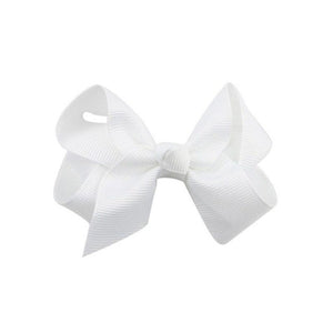 Girls Hair Accessories Bowknot Hair Clips Solid Hair Bows Ribbon Princess Hairpin Elastic Party Headwear Bowknot Hairclip