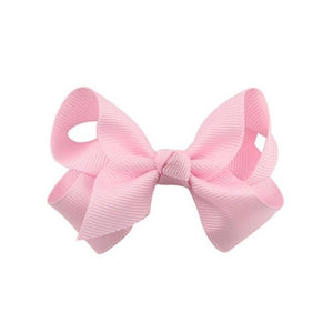 Girls Hair Accessories Bowknot Hair Clips Solid Hair Bows Ribbon Princess Hairpin Elastic Party Headwear Bowknot Hairclip